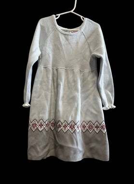 Ruffle Butts size 7 Fair Isle dress